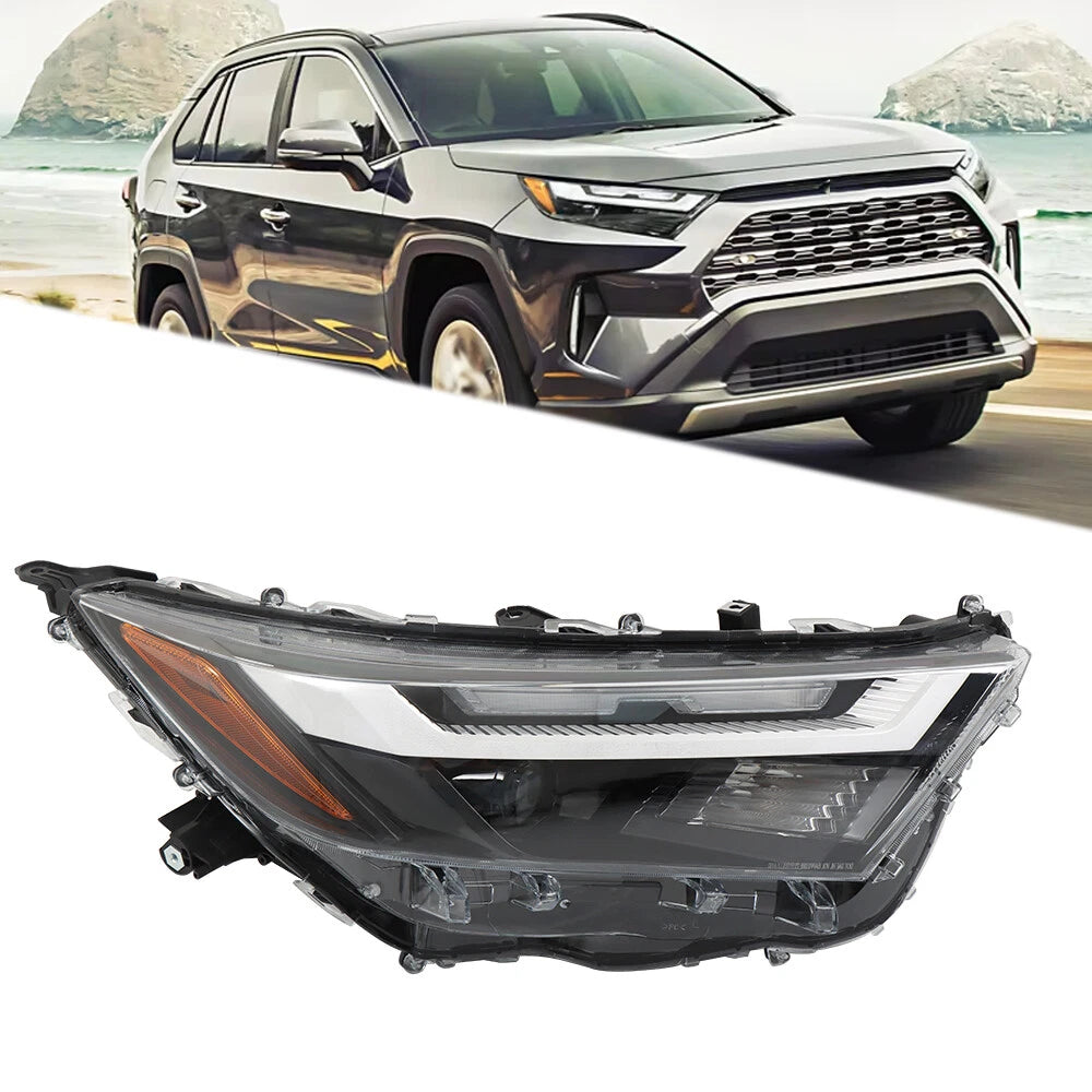 Headlight Assembly for Toyota RAV4 (2022–2023) Halogen with LED DRL Right Side