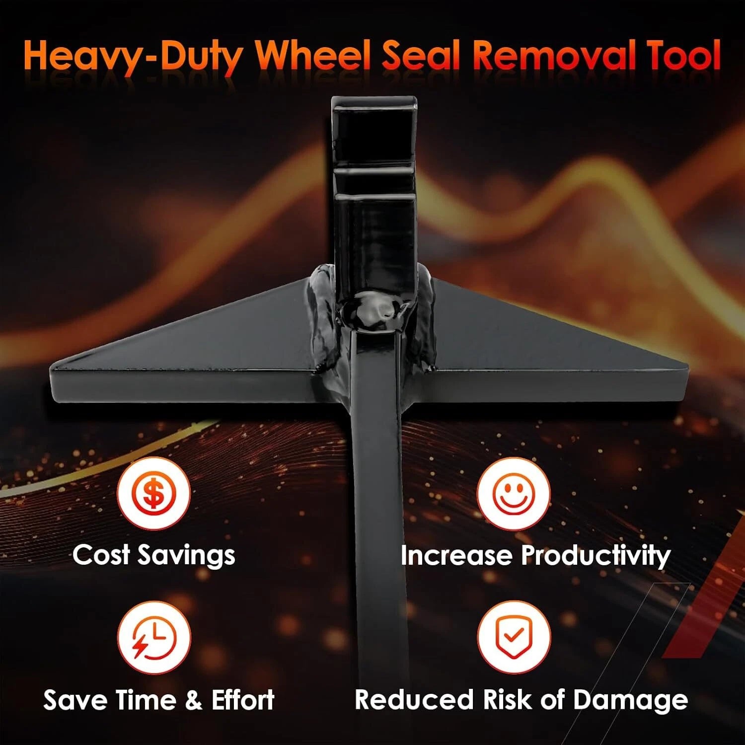 30" Wheel Seal Puller for Semi-Truck Trailers