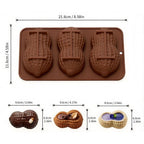 8 Inch Peanut Shape Silicone Molding Tray for Baking