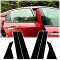 Glossy Black Door Window Pillar Posts Cover Trim for Honda Civic (2016–2021)