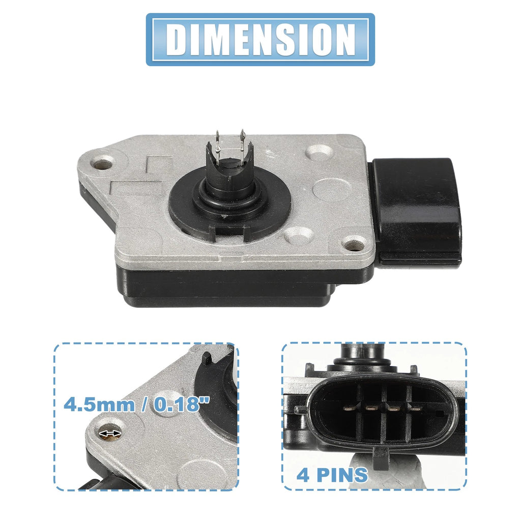 Mass Air Flow Sensor for Ford E-150 (No.F4UZ-12B579-A)