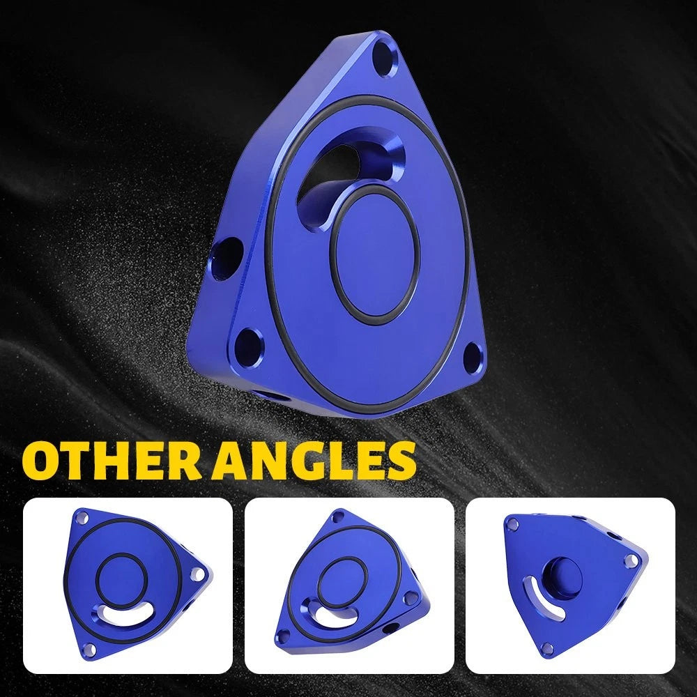 Vortex BOV Blow Off Valve Plate Spacer for Honda Civic (2015–2021) - Blue Billet