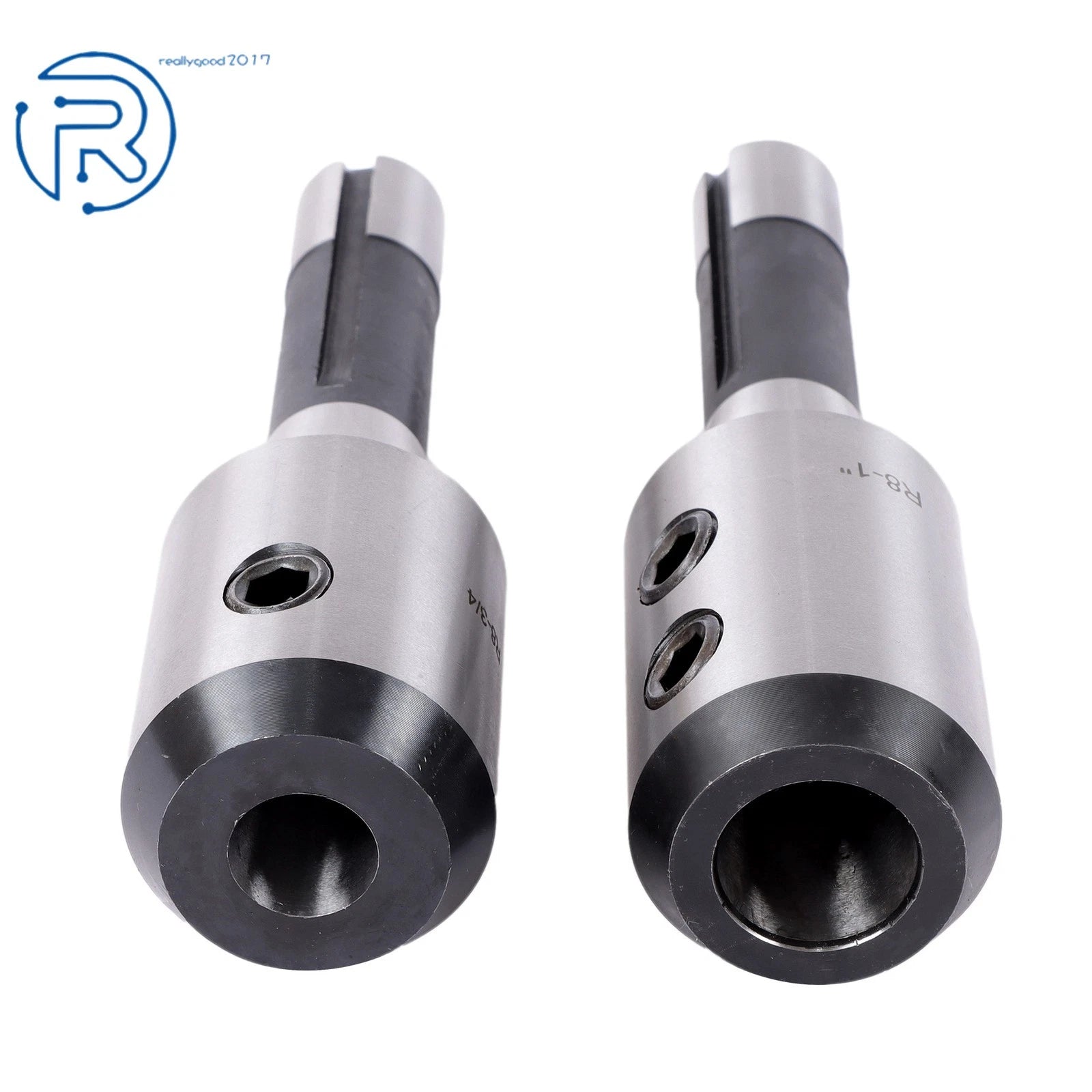 5Pcs End Mill Holder Set for R8 (1/4", 3/8", 1/2", 3/4", 1")