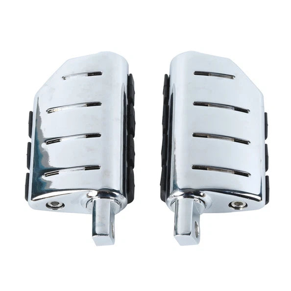 Anti Vibration Foot Rest Pegs for Harley Softail Dyna Touring (Chrome)