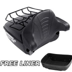 Trunk with Rack Backrest for Harley Touring Electra Road Glide (2014–2023)