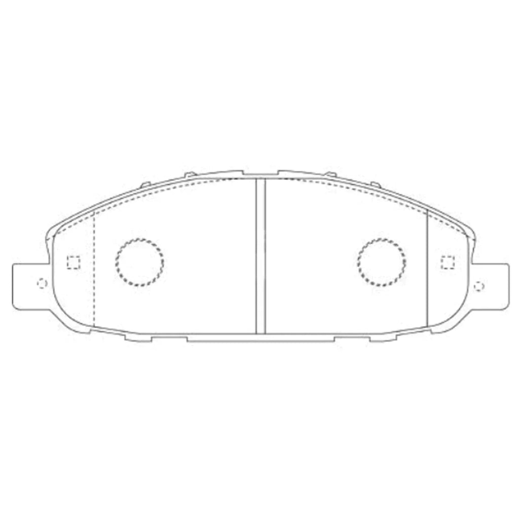 Disc Brake Pad Set for Nissan Caravan E25 (2001 - 2012)