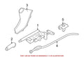 Parking Brake Cable for BMW (34406857640)