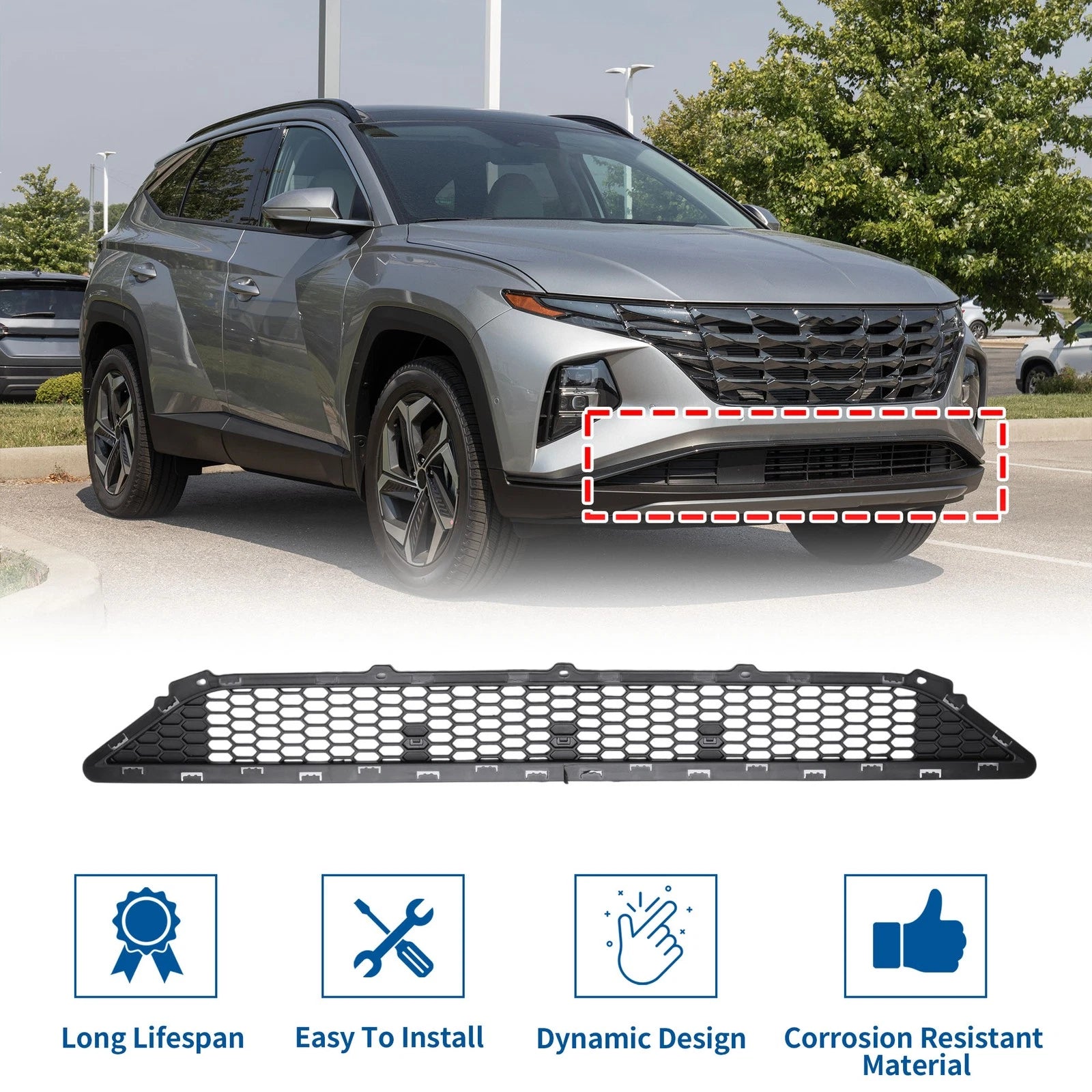 Lower Grille for Hyundai Tucson (2010–2012)
