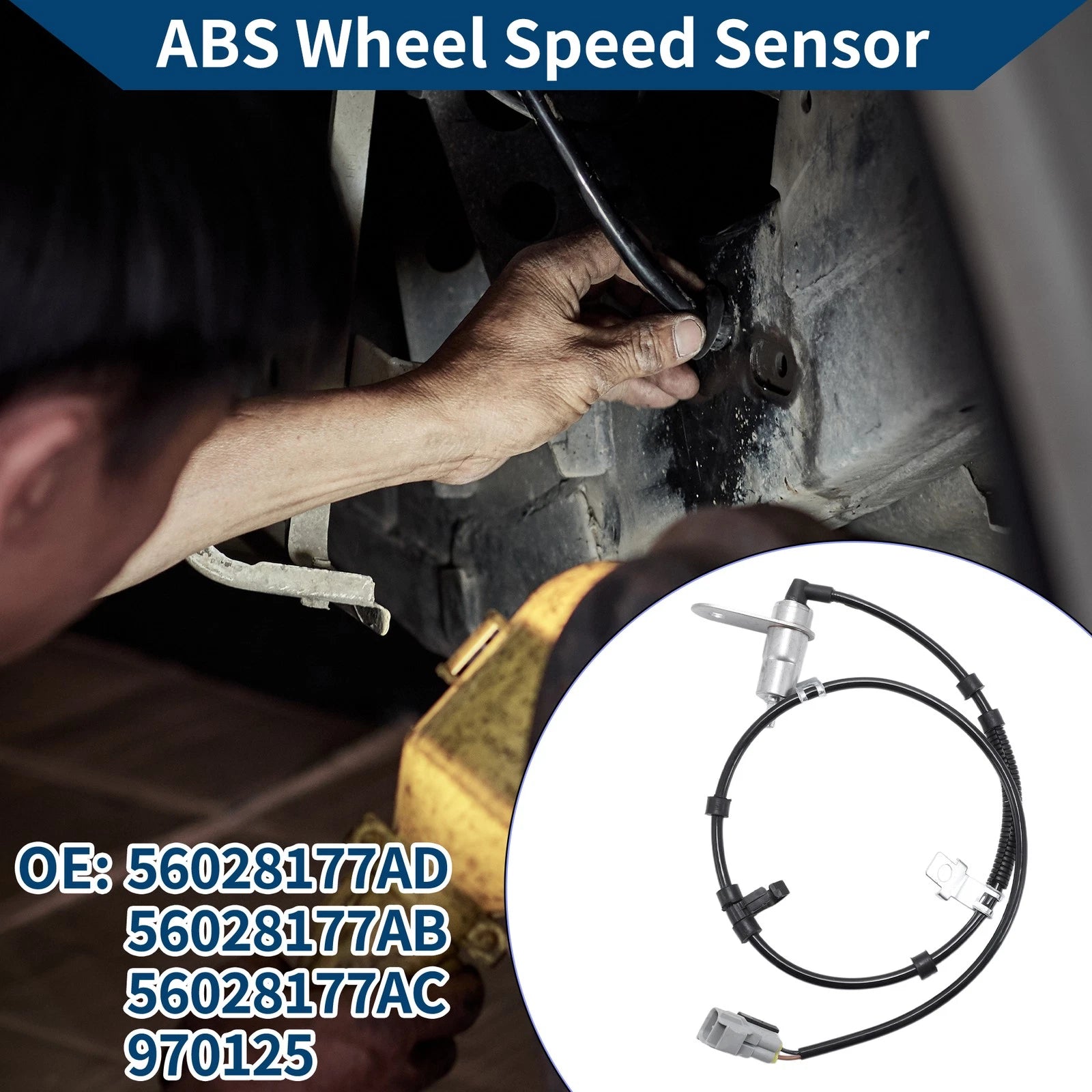 ABS Wheel Speed Sensor for Dodge Ram (No. 56028177AD/56028177AB)