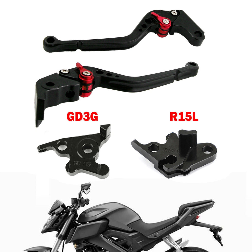 Long Clutch Brake Lever for Yamaha MT125 (2017–2020) BLK T9