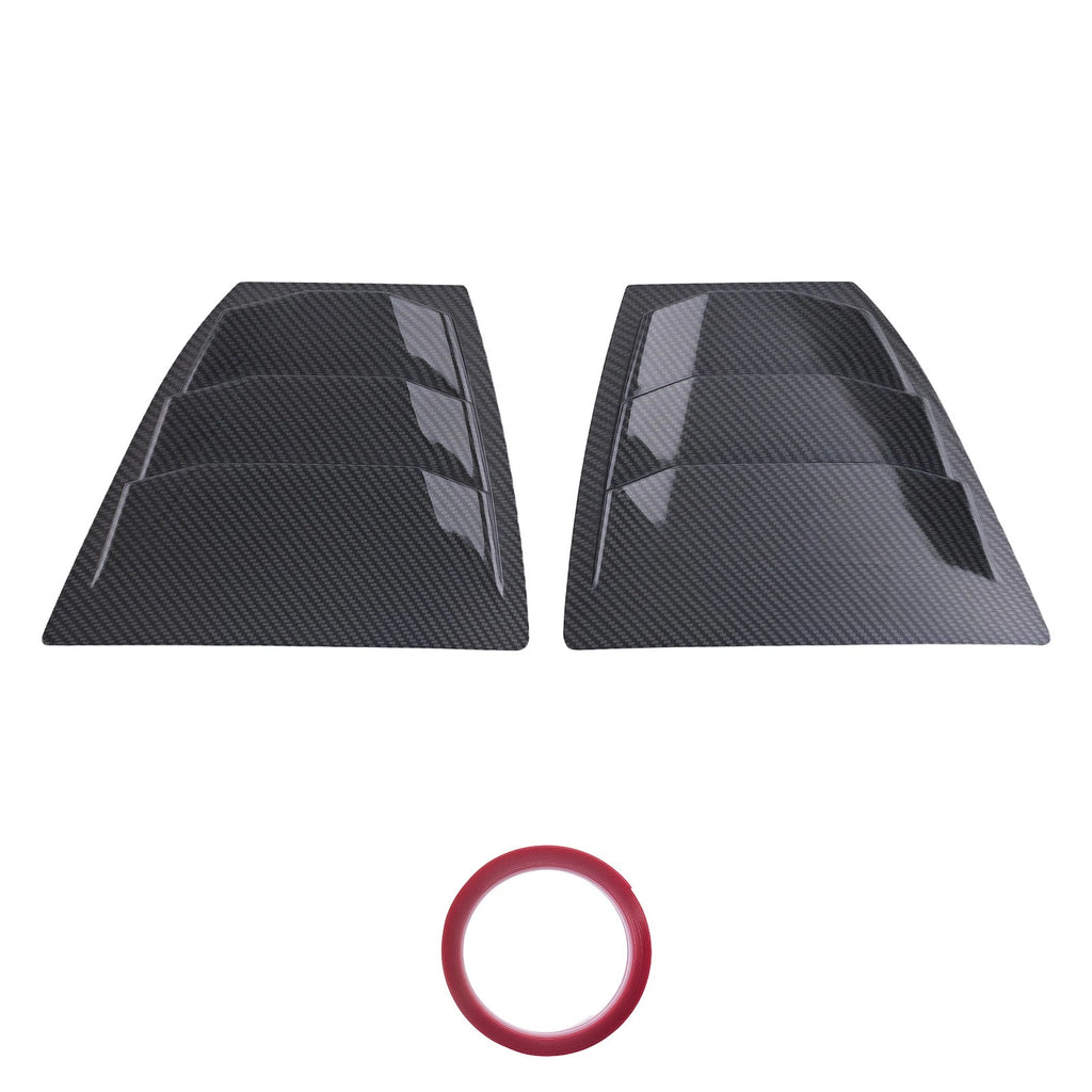 Side Vent Window Scoop Louver for Mazda 3 Axela (2014–2018) Carbon Fiber