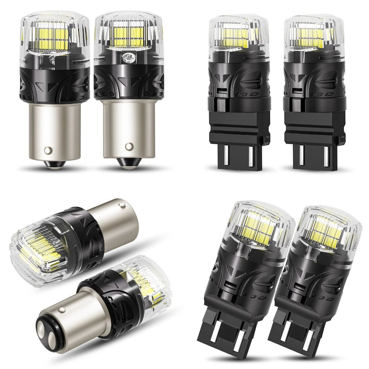 1156 LED Light Bulb 6500K White BA15S P21W for Tail Brake Signal Light