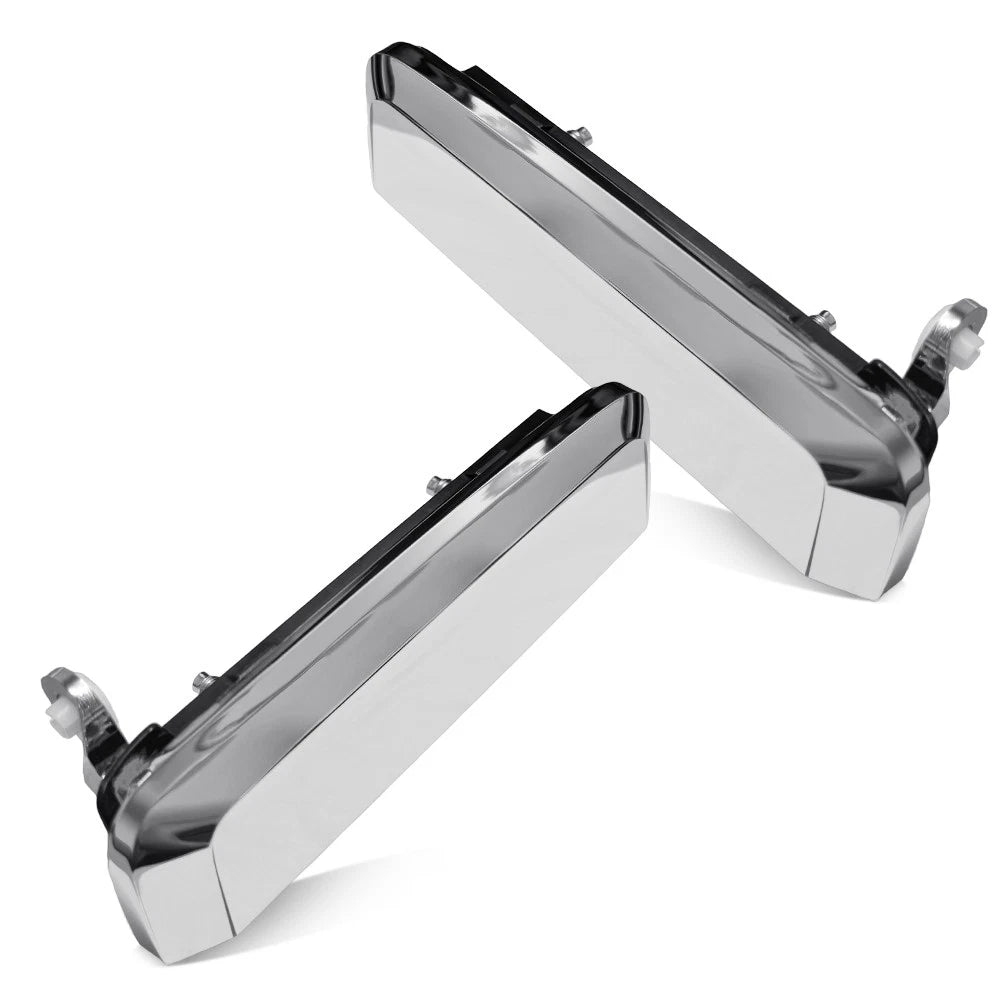 Chrome Front Exterior Door Handles for Nissan Pickup D21 Pathfinder (1986–1997)