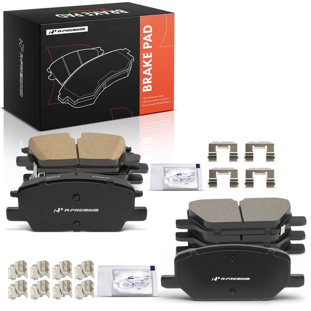 Set of 4 Front Ceramic Brake Pads for GMC Terrain (2021)