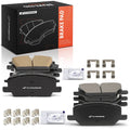 Set of 4 Front Ceramic Brake Pads for GMC Terrain (2021)