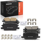 Set of 4 Front Ceramic Brake Pads for GMC Terrain (2021)