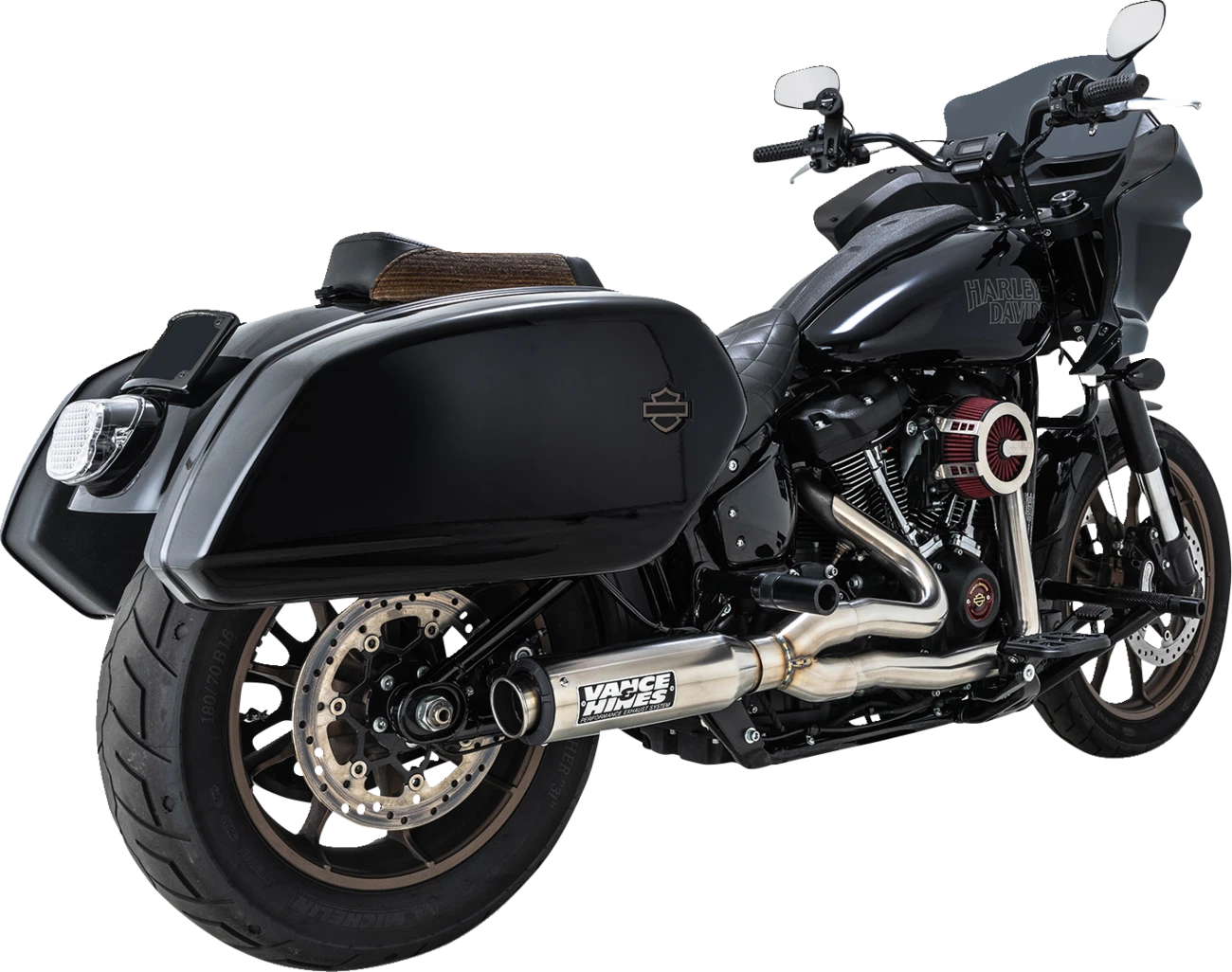 Vance & Hines 2-into-1 Supersport Exhaust System for Softail 27337