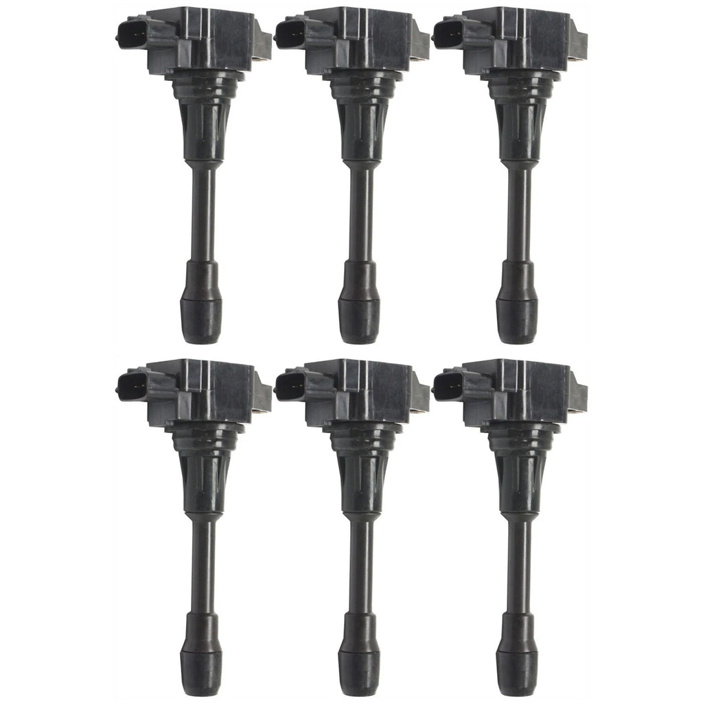 Ignition Coils Set of 6 for Nissan Frontier, Suzuki Equator (2009–2012)