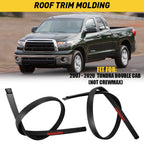 Pair of Roof Molding Weatherstrip for Tundra Double Cab (2007–2020)