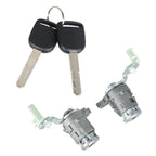 L&R Door Lock Cylinder Set with 2 Keys for Honda Civic (2003–2005)