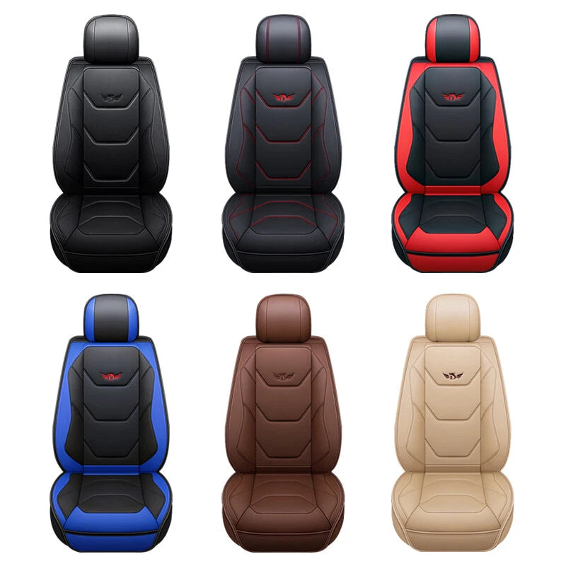 Luxury PU Leatherette Car Seat Covers Universal Fit