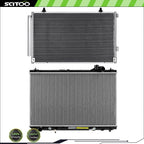 Radiator and A/C Condenser Kit for Toyota Highlander (2001–2007)