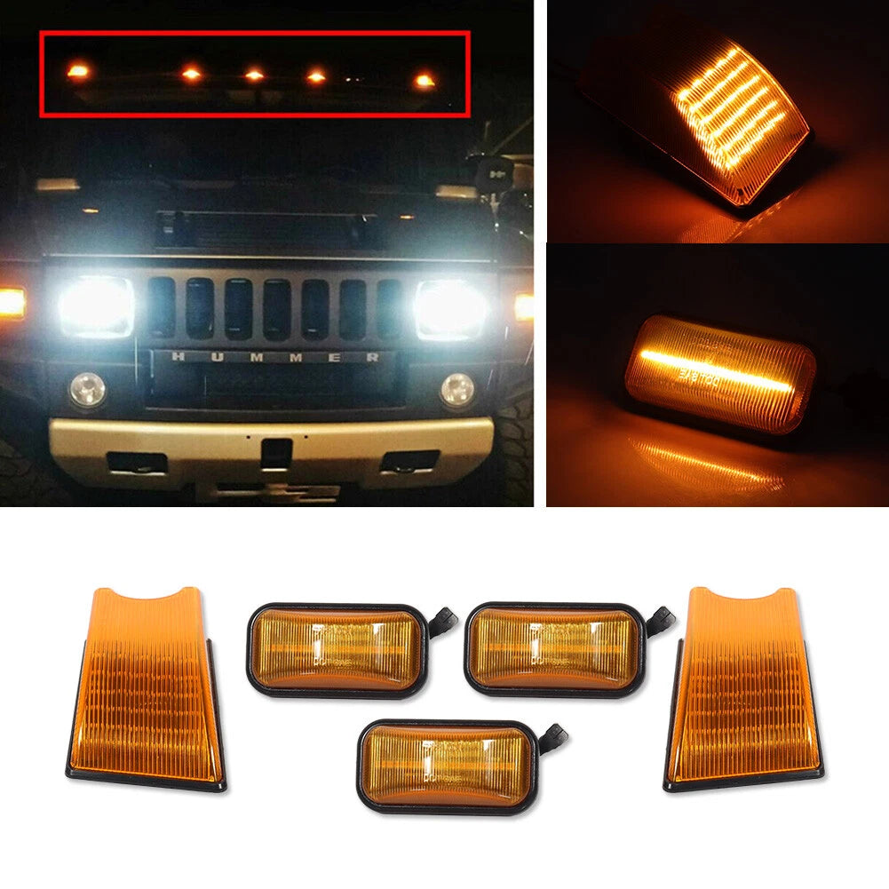 LED Cab Marker Roof Running Lights for Hummer H2 (2003–2009)
