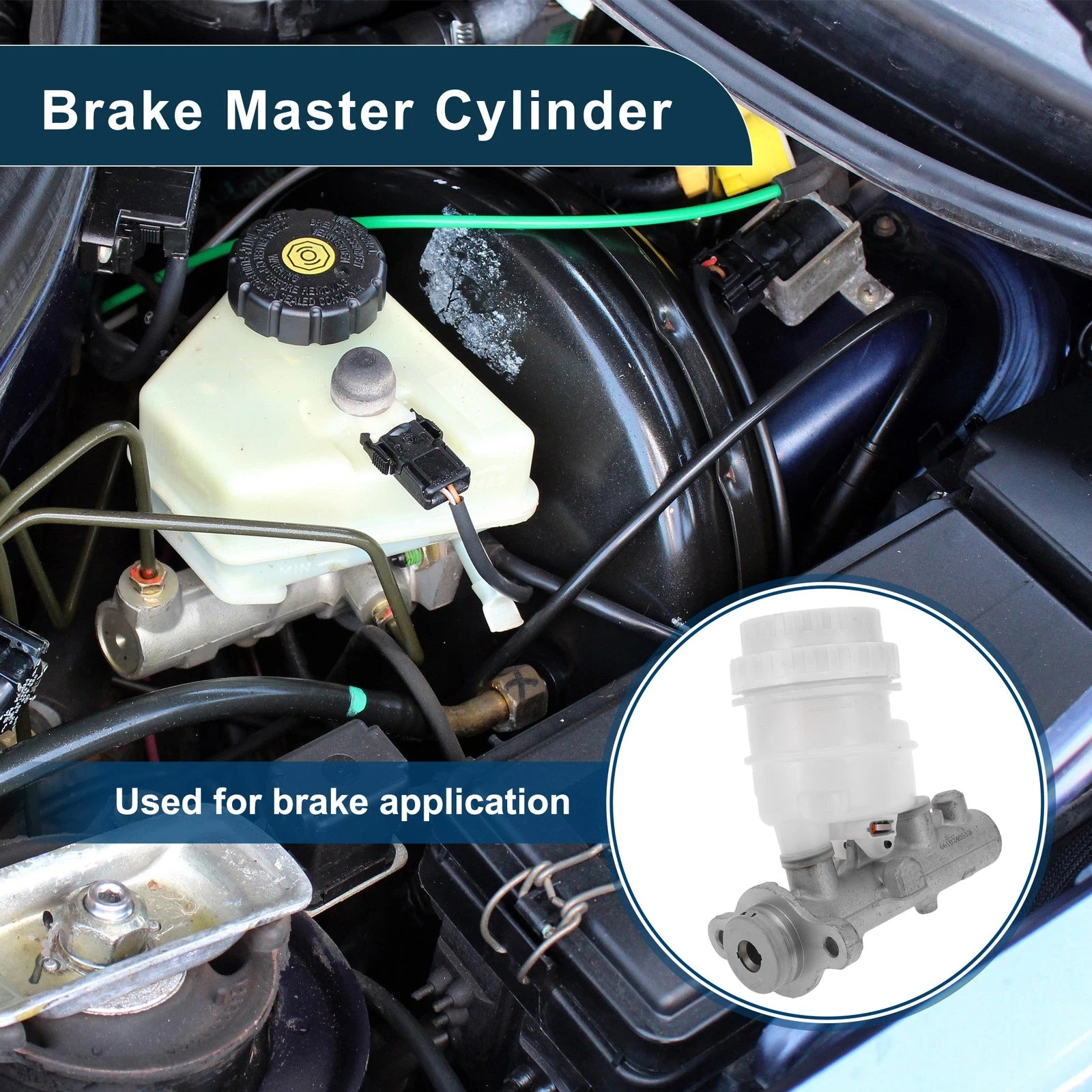 Brake Master Cylinder with Reservoir No.MN102441 for Mitsubishi L200 (2007–2015)