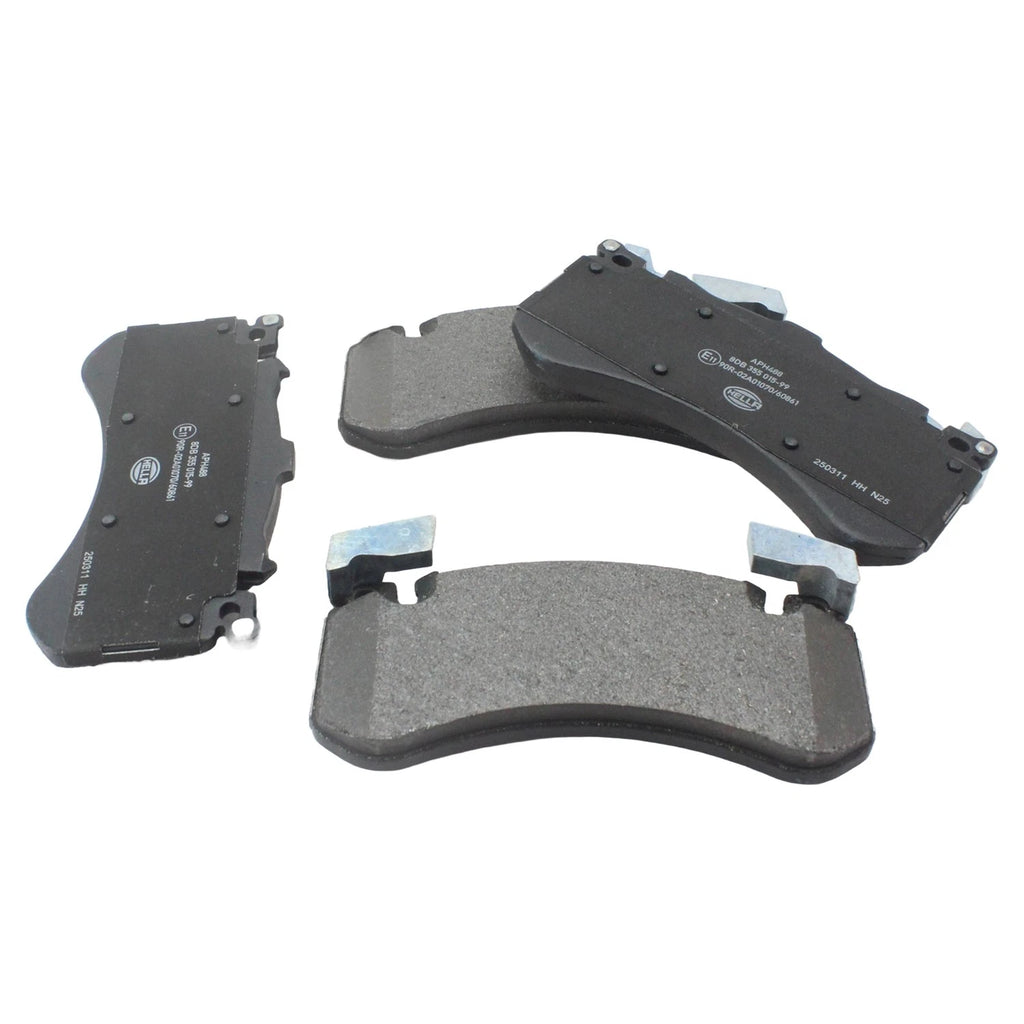 Set of 4 Hella Front Low-Met Disc Brake Pads for Audi A8 Quattro S6 S7 S8