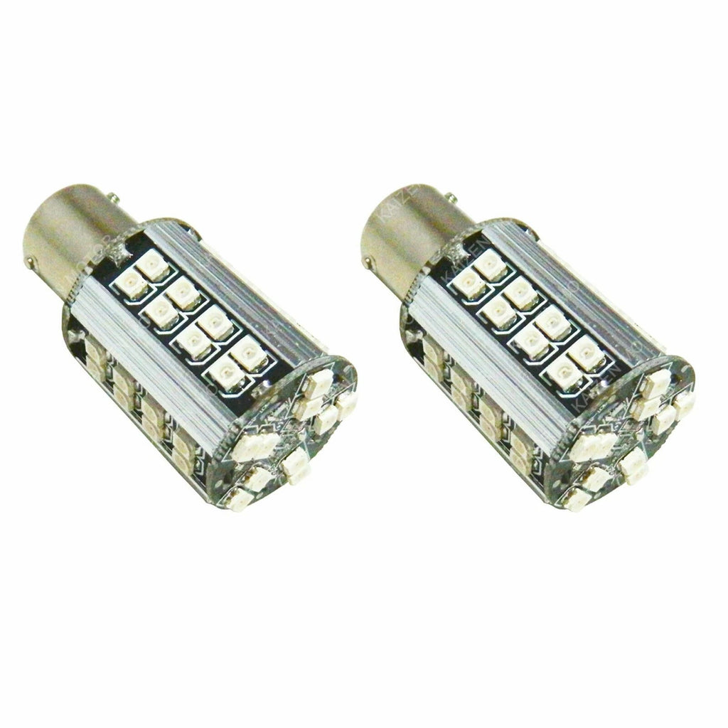 Canbus BAU15s PY21W Amber LED Turn Signal Bulbs for 2-Pack (50-SMD)