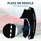 Dashboard Cover Mat for Mazda 3 Axela (2009–2013) Sun Protector Black Blue