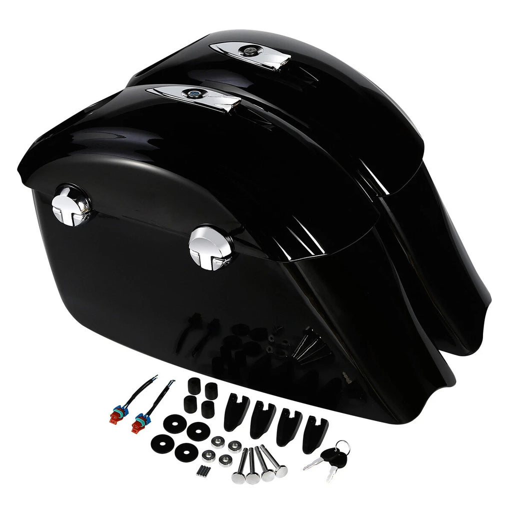Hard Saddlebags Audio Lid Electronic Latch for Indian Roadmaster, Springfield (2014–2023)