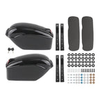 Universal Motorcycle Saddlebags with Turn Signals for Yamaha Suzuki Kawasaki