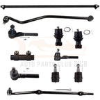 11PCS Front Tie Rods Ball Joints Adjusting Sleeves for Jeep Grand Cherokee