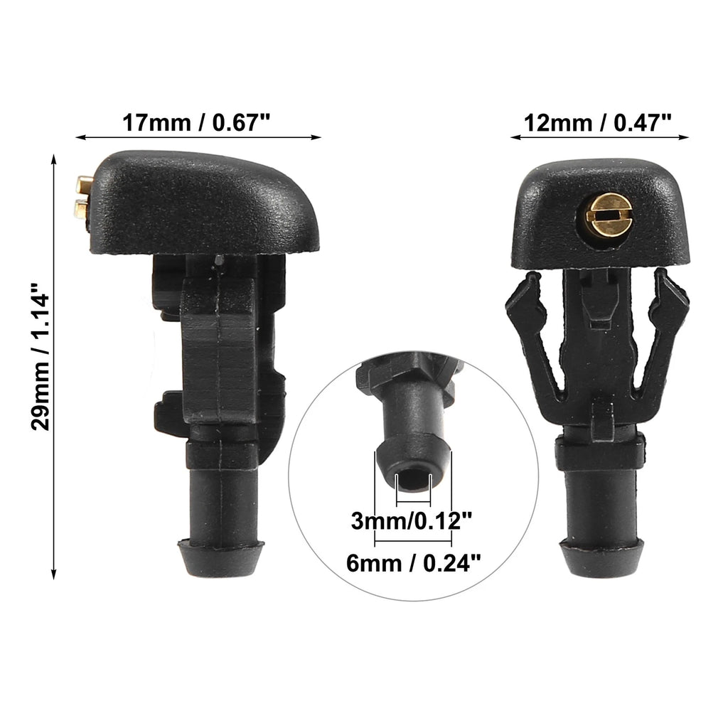 4X Windshield Washer Nozzle Kit for Ford F150 (2004–2023) 3W7Z17603AA