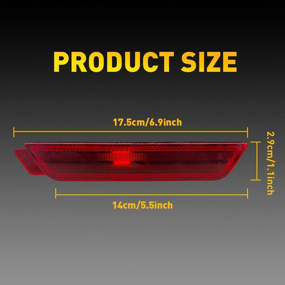 2X Amber Front Side Marker Light Housings for Chevrolet Camaro (2010-2015)