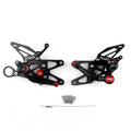 Rearsets Footpegs Pedals for BMW S 1000 RR (2010–2014) Black T9