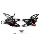 Rearsets Footpegs Pedals for BMW S 1000 RR (2010–2014) Black T9