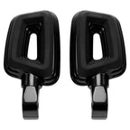 Black Passenger Foot Pegs for Harley Street Bob Low Rider (2018–2025)