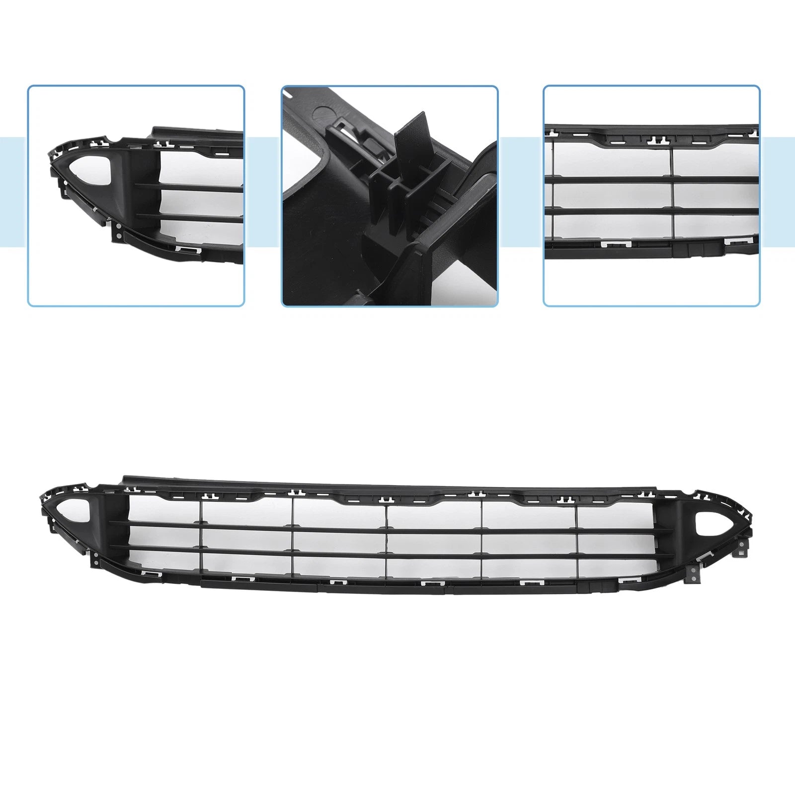 Front Lower Hood Bumper Grille Grill for Nissan Rogue 2.5L (2021) No.622546RA0A