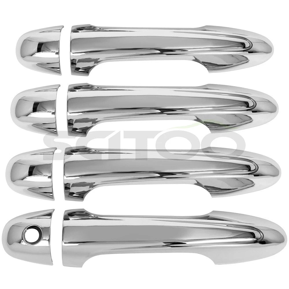 Set of 4 Chrome Door Handle Covers for Toyota Tacoma (2016–2022)