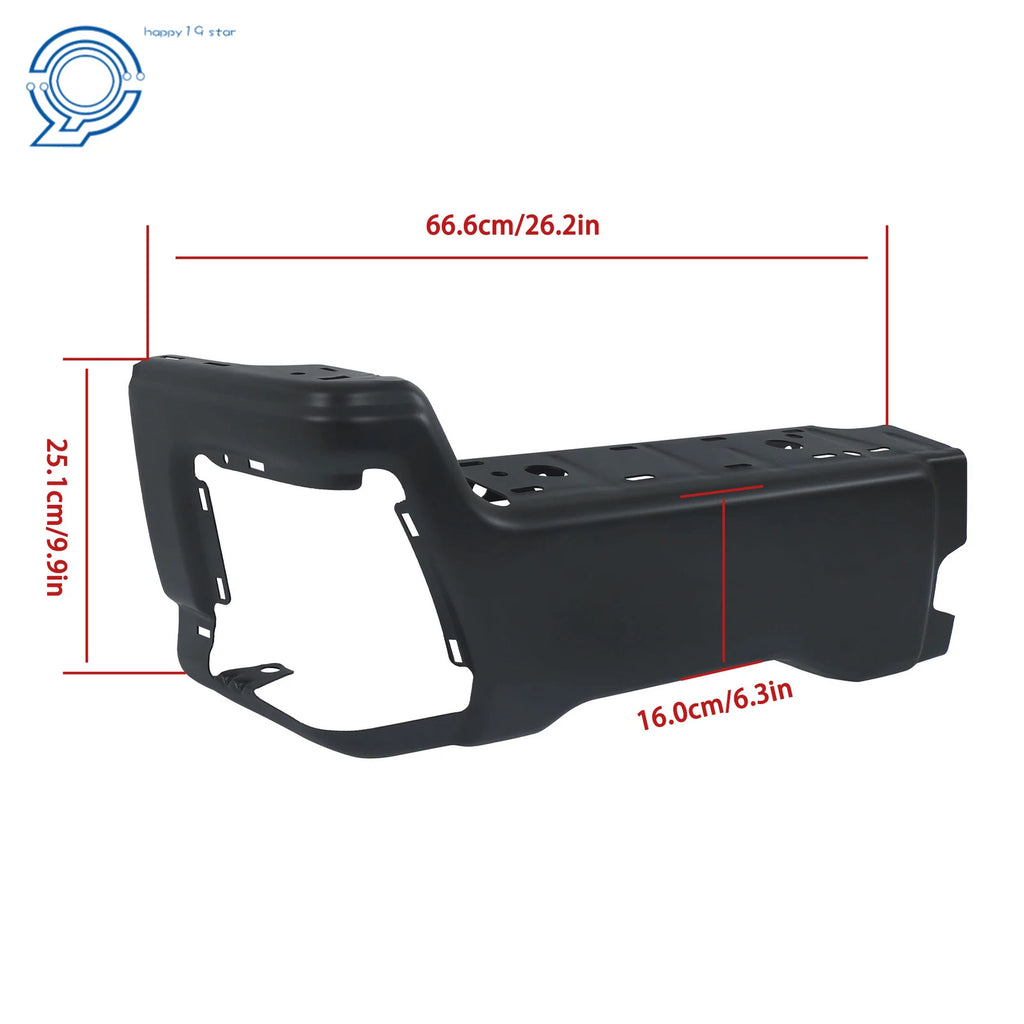 Rear Bumper End Cap Left for Ford F250 F350 F450 (2023–2025) Black