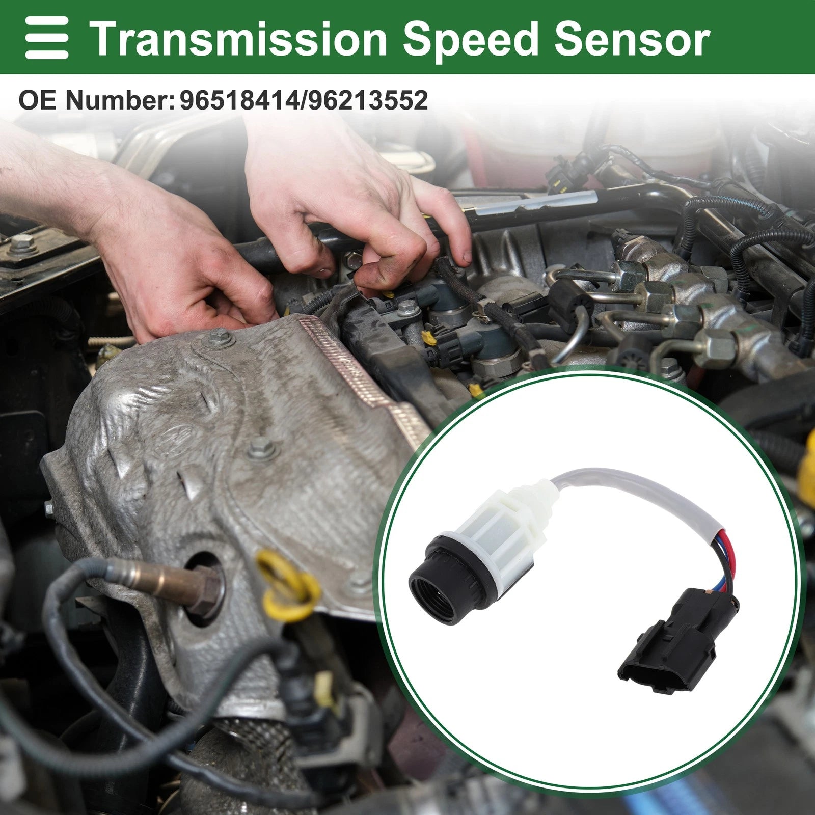 Transmission Speed Sensor for Chevrolet Spark M150 (2000–2006) No.96518414