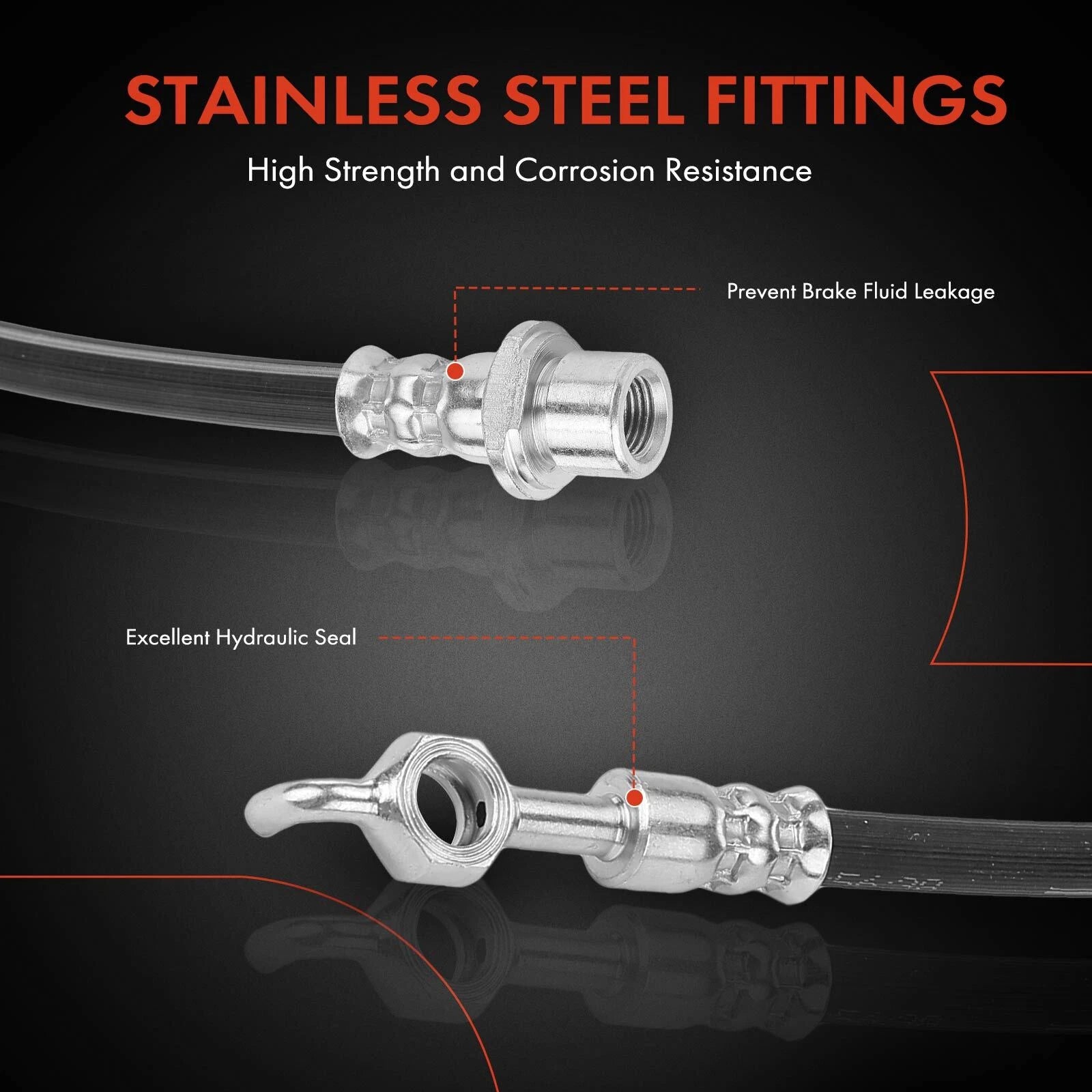 Front Brake Hydraulic Hose for Toyota Highlander (2005-2007)