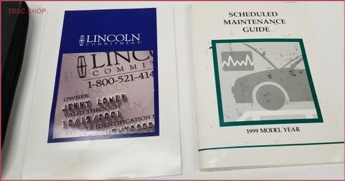 Owners Manual for Lincoln Town Car (1999)
