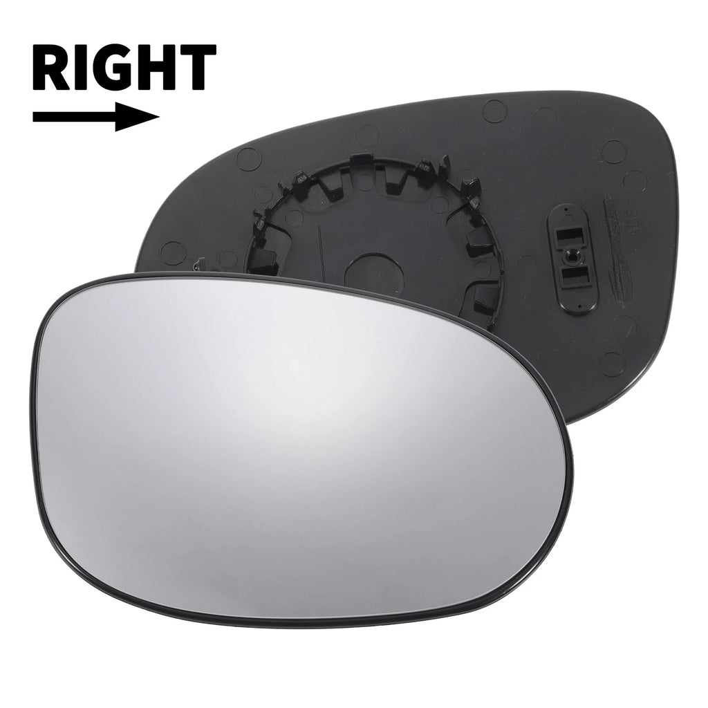 Right Side White Convex Mirror Glass for Ford Ka (2008–2017)