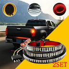 LED Tailgate Signal Reverse 3-Row Bar Brake Light Strip for Ford Chevy Dodge (60")