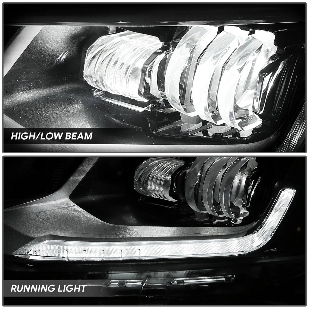 Chrome Amber LED Driver Left Side Headlight for Chevy Equinox (2018–2021)