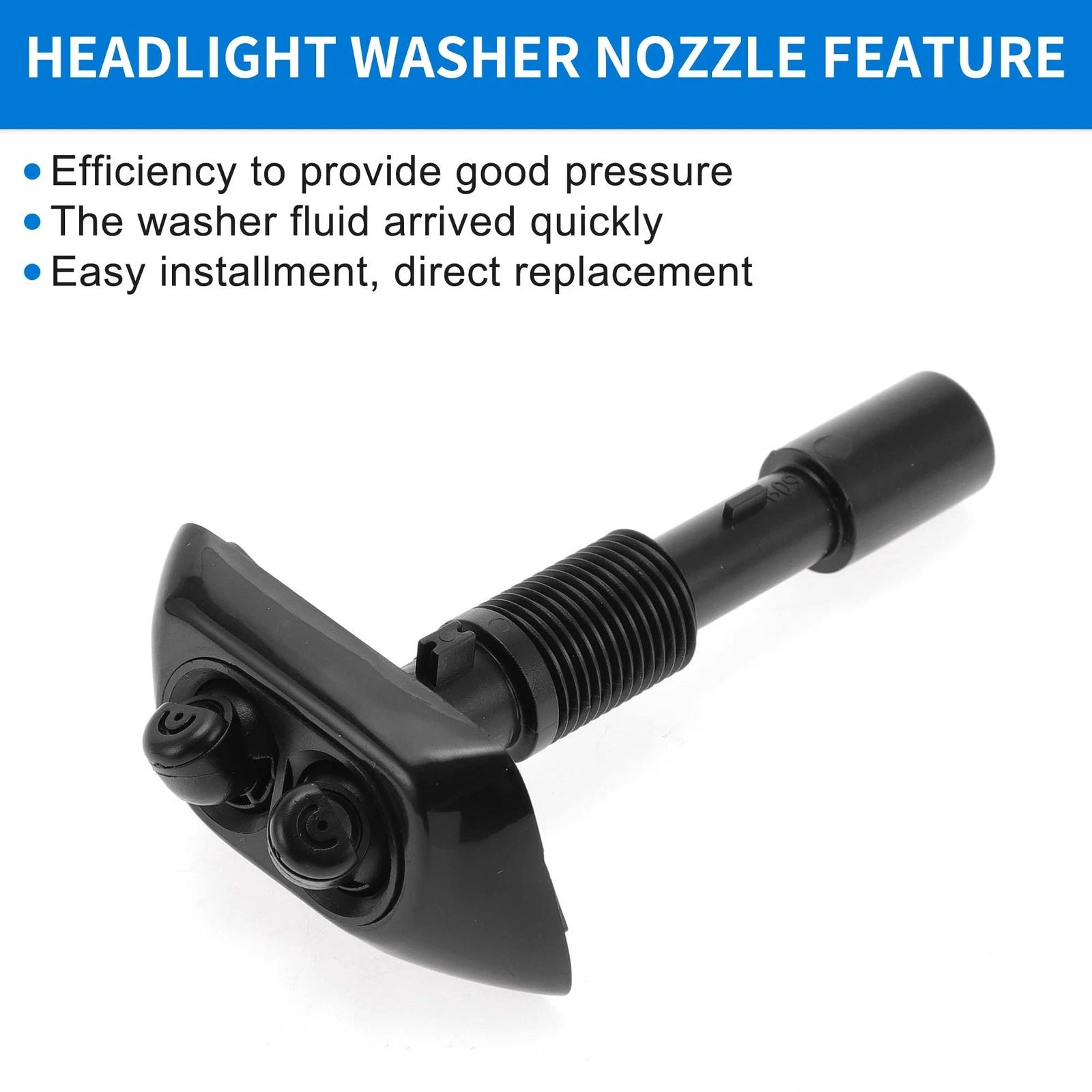 Front Passenger Side Headlight Washer Nozzle for BMW 740iL 740i (1994–2001) No. 61678370560