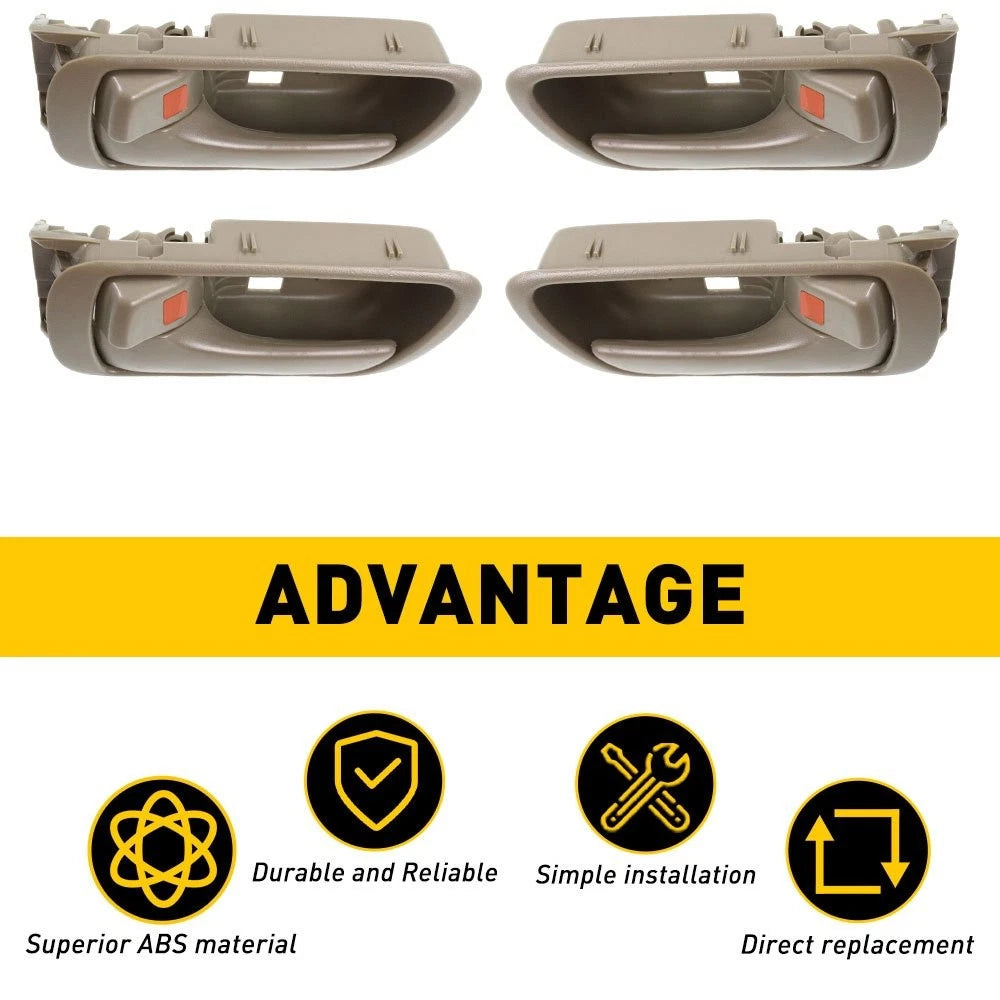 Set of 4 Interior Door Handles for Toyota Camry (2005–2006)